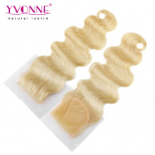 Color 613 Brazilian Human Hair Lace Closure